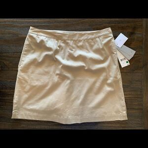 Liz Golf Skort Size 6 Khaki Tan